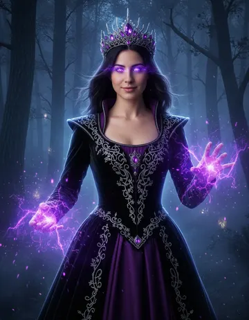 Filtro hechicera: tu retrato de fantasía oscura