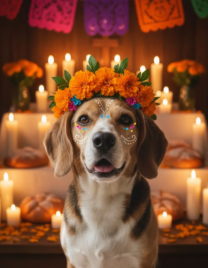 Filtro de Dia dos Mortos para pets – Depois